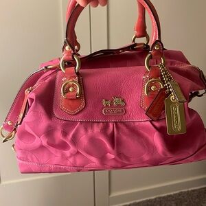Bright Pink Coach Purse